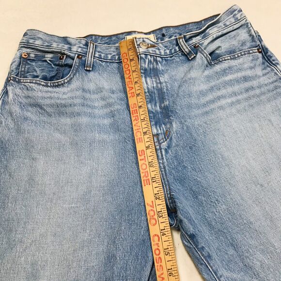 MADEWELL 90s Straight Jean Men 32(34x32) Faded Light Wash Blue Coastal Cowboy - Picture 15 of 16